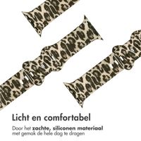imoshion Siliconen⁺ bandje Apple Watch Series 1 t/m 9 / SE (38/40/41 mm) | Series 10 (42 mm) - Leopard