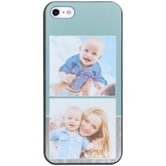 Ontwerp je eigen Apple iPhone 5 / 5s / SE hardcase hoesje - Zwart
