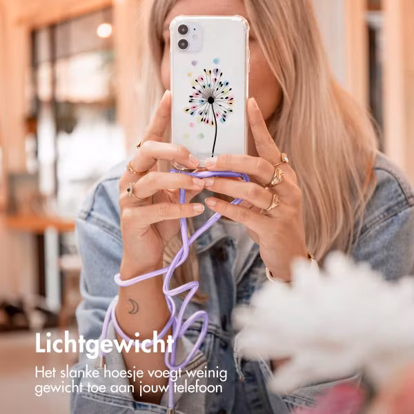 imoshion Design hoesje met koord Samsung Galaxy A41 - Sandstone Dandelion