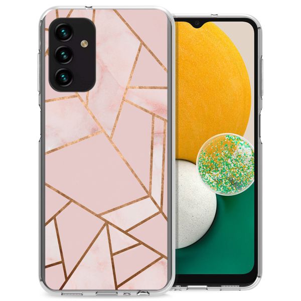 imoshion Design hoesje Samsung Galaxy A13 (5G) / A04s - Grafisch Koper / Roze