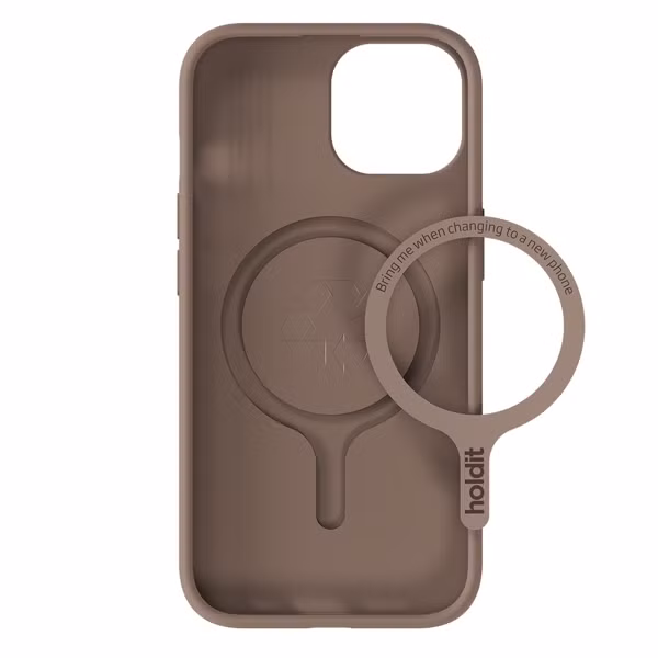 Holdit Soft MagSafe Case Apple iPhone 13/14/15/16e - Mocha Brown