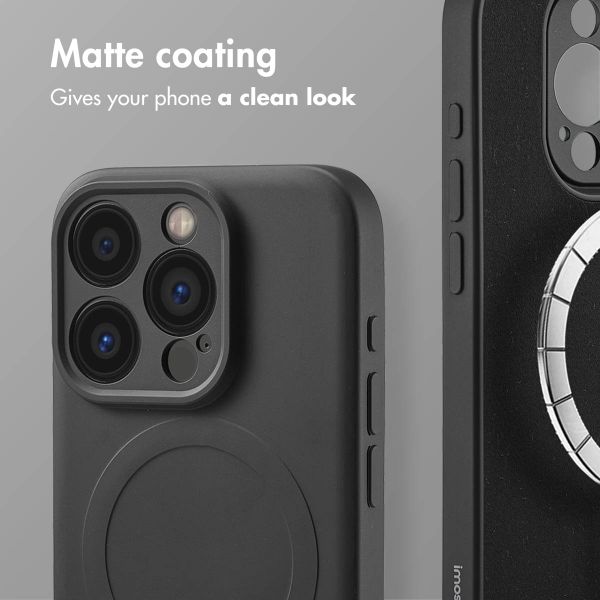 imoshion Colour Back Cover with MagSafe Apple iPhone 15 Pro - Black