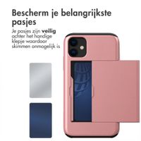 imoshion Backcover met pasjeshouder Apple iPhone 11 - Rosé Goud