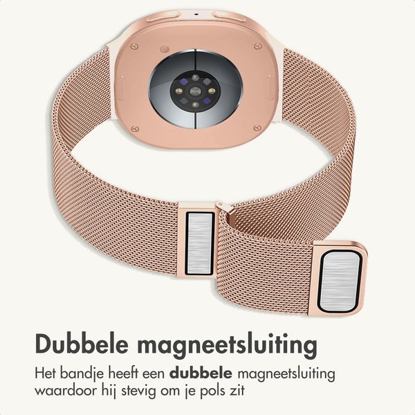 imoshion Milanees magnetisch bandje Samsung Galaxy Watch 9 (40/44mm) / Watch 8 (40/44mm) / Classic (46mm) - Rose Gold