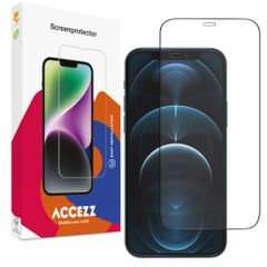 Accezz Gehard Glas Full Cover Screenprotector Apple iPhone 12 (Pro)