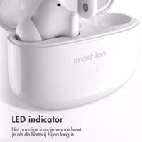 imoshion Aura Pro Draadloze In-ear Oordopjes - Active Noise Cancelling (ANC) - Wit