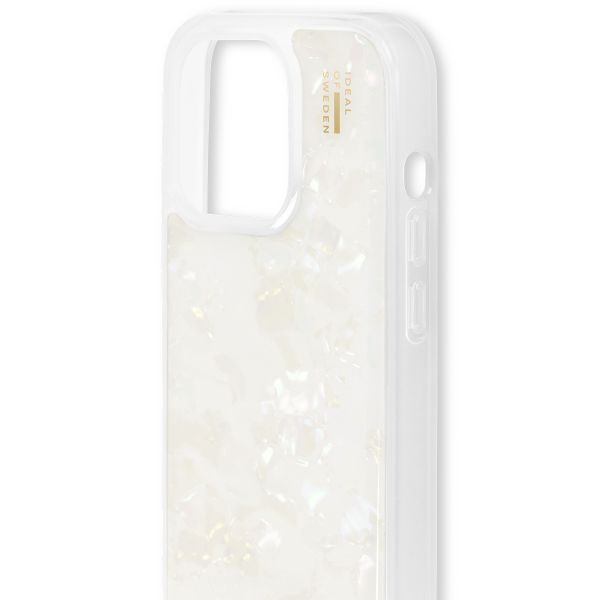 iDeal of Sweden Pearlized Case Apple iPhone 15 Pro - Wit