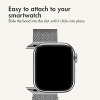imoshion Milanese Magnetic Band Apple Watch | 44/45/46/49 mm - Silver