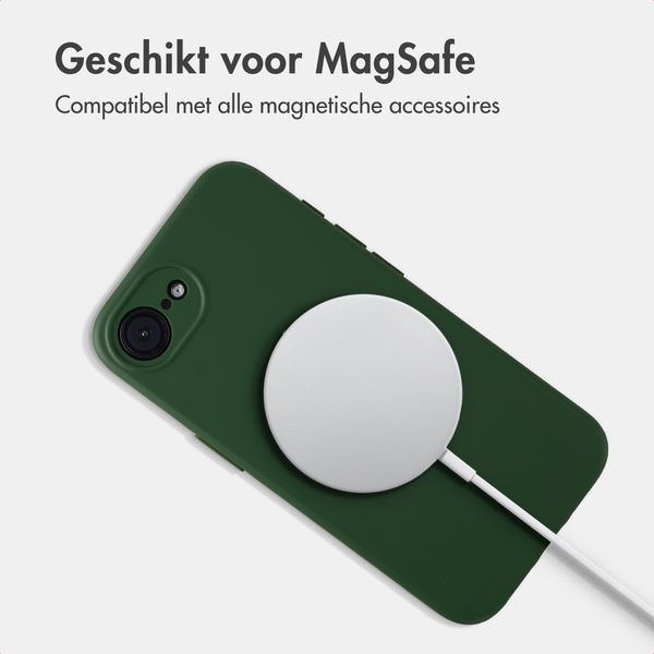 Accezz Grip Backcover met MagSafe Apple iPhone 17e / 16e - Donkergroen