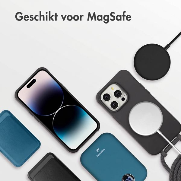 imoshion Color Backcover met afneembaar koord met MagSafe Apple iPhone 14 Pro - Black Coffee
