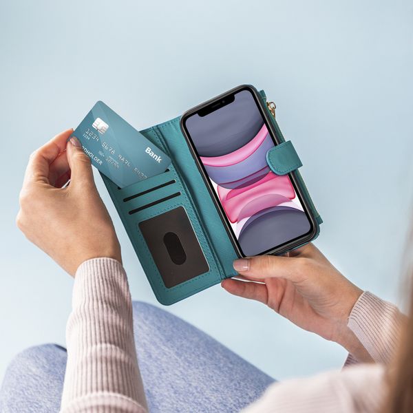 imoshion Luxe Portemonnee iPhone 12 (Pro) - Turquoise