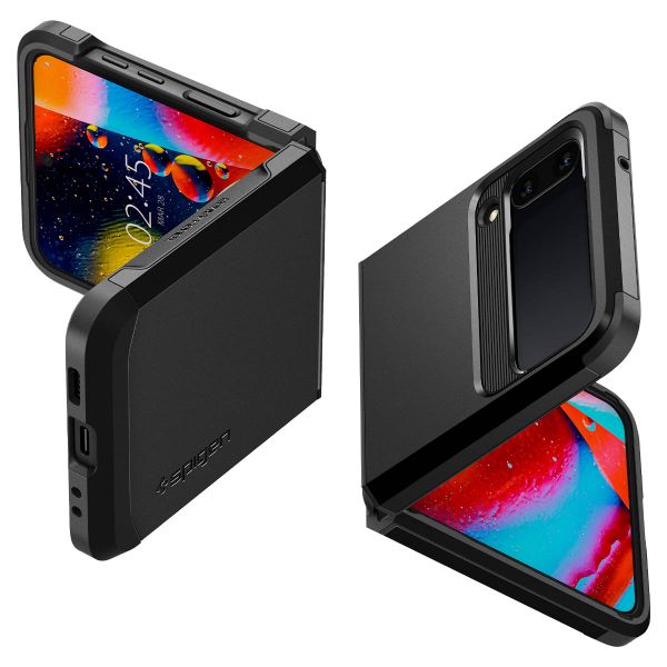 Spigen Tough Armor Backcover Samsung Galaxy Flip 4 - Zwart