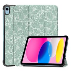 imoshion Design Trifold Bookcase Apple iPad 11 (2025) 11 inch A16 / iPad 10 (2022) 10.9 inch - Botanica