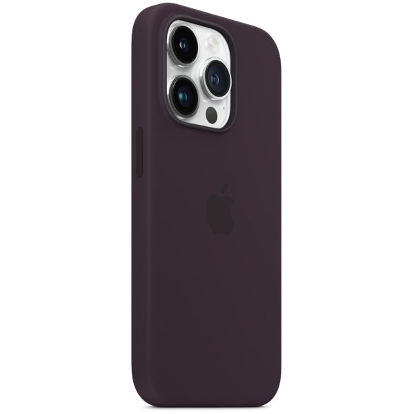 Apple Silicone Back Cover with MagSafe Apple iPhone 14 Pro - Elderberry