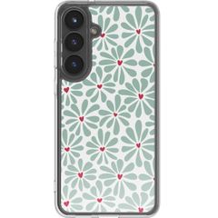 imoshion Design hoesje Samsung Galaxy S25 FE - Bloom Love Sage Green