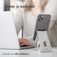 imoshion Aluminium telefoonhouder bureau - Verstelbaar - Universeel - Zilver