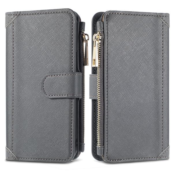 imoshion Luxe Portemonnee iPhone SE (2022 / 2020) 8 / 7 - Grijs