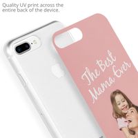 Ontwerp je eigen Apple iPhone 8 Plus / 7 Plus gel hoesje - Transparant