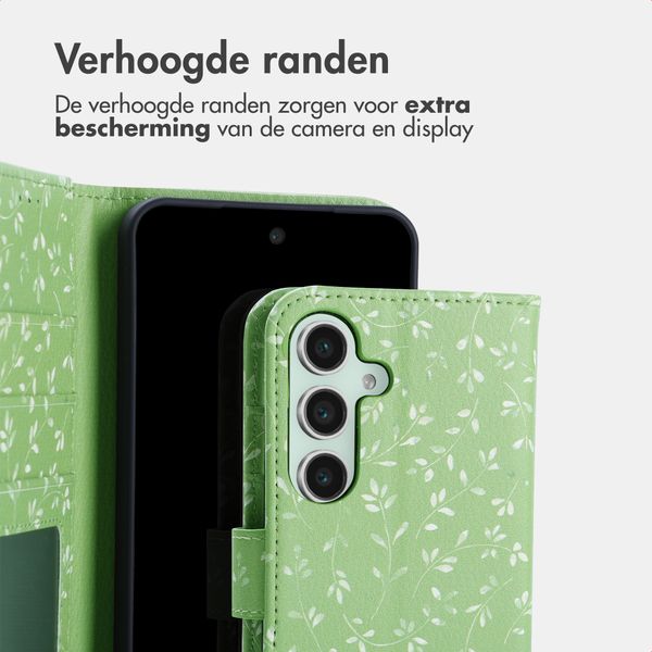 imoshion Design Bookcase Samsung Galaxy S25 - Green Flowers