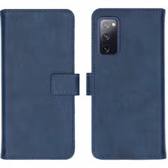 imoshion Luxe Bookcase Samsung Galaxy S20 FE - Donkerblauw