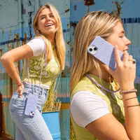 imoshion Siliconen design hoesje met koord Apple iPhone 13 Pro - Butterfly