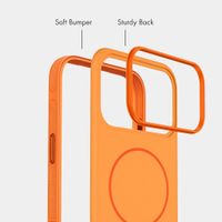 imoshion Colour Back Cover with Thin MagSafe Ring Apple iPhone 17 Pro Max - Orange