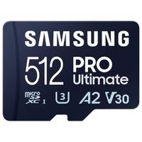 Samsung PRO Ultimate microSD - 512GB - inclusief kaartlezer - UHS-I/U3/Full HD/4K UHD