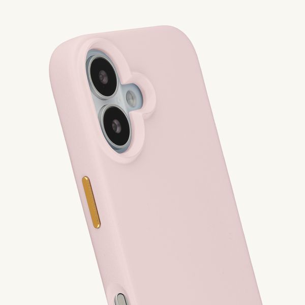 Selencia Rivièra MagSafe Backcover met afneembare haakjes Apple iPhone 17 - Sorbet Pink