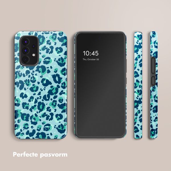 Selencia Vivid Tough Backcover Samsung Galaxy A53 - Wild Spots Light Blue