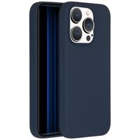 Accezz Liquid Silicone Back Cover with MagSafe Apple iPhone 15 Pro - Dark Blue