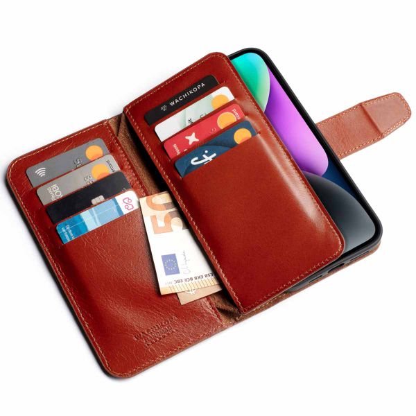 Wachikopa Multi Wallet Bookcase iPhone 14 - British