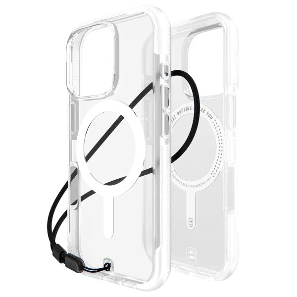 BodyGuardz Ace Pro MagSafe Backcover iPhone 16 Pro - Clear White