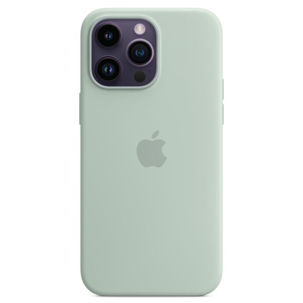 Apple Silicone Back Cover with MagSafe Apple iPhone 14 Pro Max - Succulent