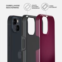 Burga Tough Backcover MagSafe Apple iPhone 15 - Dark Cherry