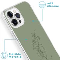 imoshion Design hoesje Apple iPhone 13 Pro - Floral Green