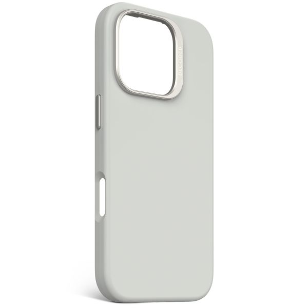 Decoded Silicone Backcover MagSafe Apple iPhone 16 Pro - Stone Grey