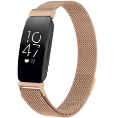 imoshion Milanees magnetisch bandje Fitbit Inspire - Maat S - Rosé Goud