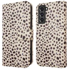 imoshion Design Bookcase Samsung Galaxy S21 FE - Black And White Dots