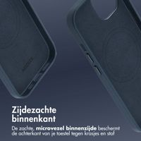 Accezz MagSafe Leather Backcover Apple iPhone 15 - Nightfall Blue