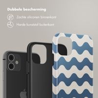 Selencia Vivid Tough Backcover iPhone 11 - Wave Vibes Classic Blue