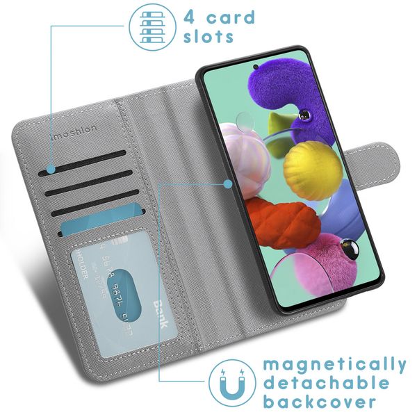 imoshion Luxe Portemonnee Samsung Galaxy A51 - Grijs