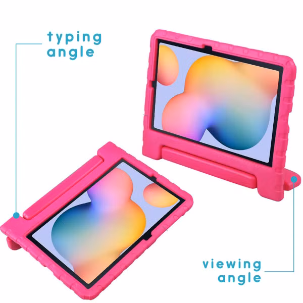 imoshion Kidsproof Backcover met handvat Samsung Galaxy Tab S6 Lite (2020/2022/2024) - Roze