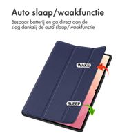 imoshion Trifold Bookcase Samsung Galaxy Tab S11 Ultra - Donkerblauw