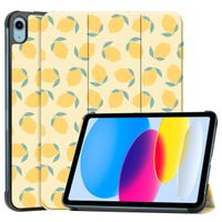 imoshion Design Trifold Bookcase Apple iPad 11 (2025) 11 inch / iPad 10 (2022) 10.9 inch - Citrus Dream