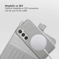 Selencia Olyn Uitneembare Bookcase met MagSafe Samsung Galaxy S23 - Grijs