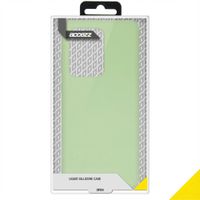 Accezz Liquid Silicone Backcover Samsung Galaxy S20 Ultra - Groen