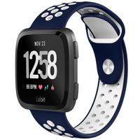 imoshion Siliconen sport bandje Fitbit Versa 2 / Lite - Blauw / Wit