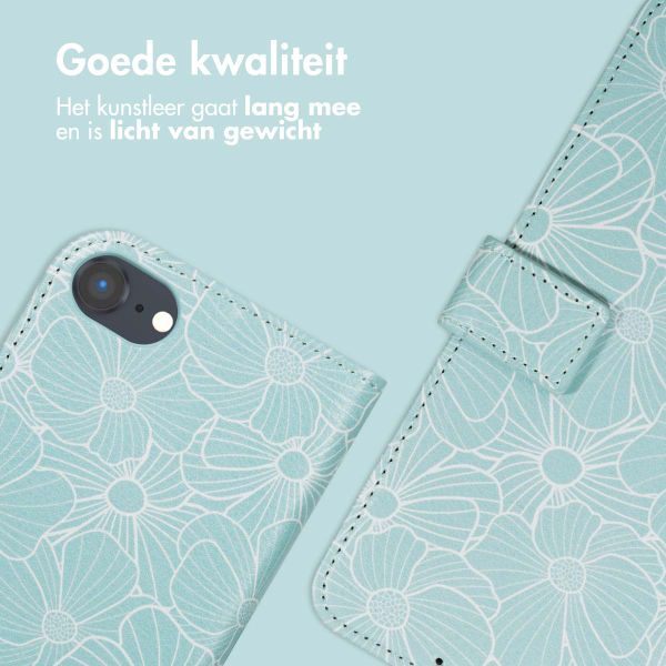 imoshion Design Bookcase Apple iPhone SE (2022 / 2020) / 8 / 7 / 6(s) - Botanica