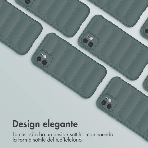 imoshion EasyGrip Backcover Apple iPhone 11 - Donkergroen