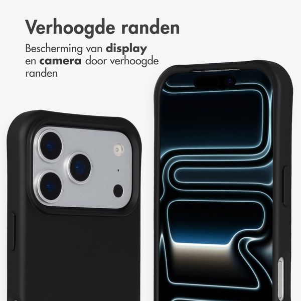imoshion Color Backcover met afneembaar koord met MagSafe Apple iPhone 17 Pro Max - Zwart